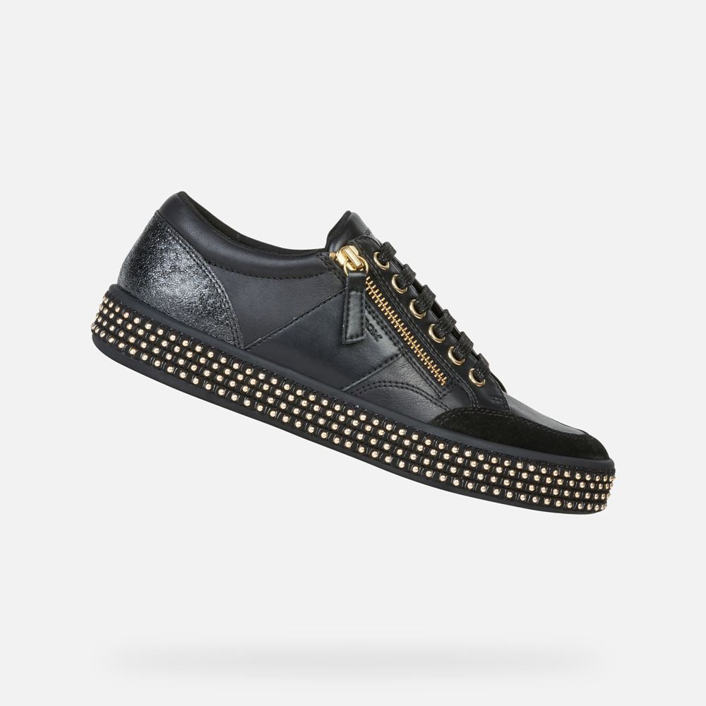 Geox Bayan Spor Ayakkabı Siyah - Leelù - EJK-560418